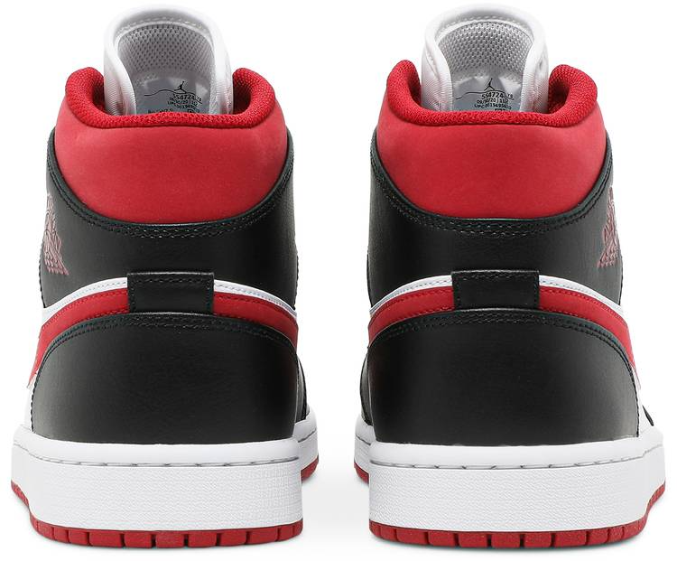 Air Jordan 1 Mid 'Black Gym Red'